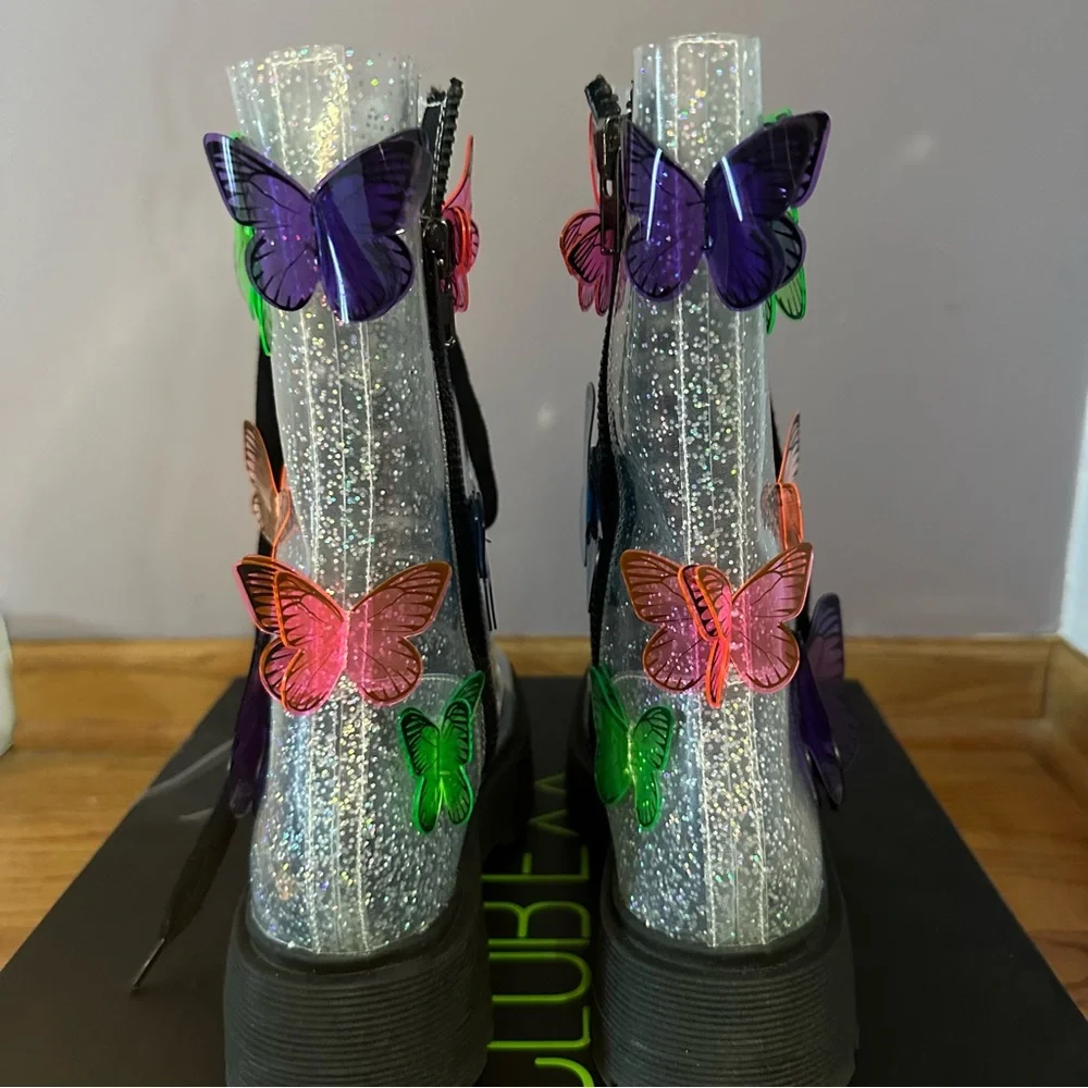 Club Exx Terrarium Butterfly Boots - Picture 6 of 7